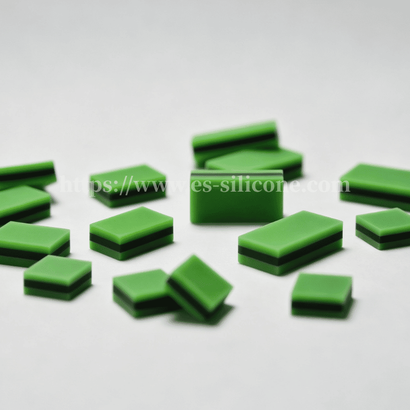 YS-type – groene geleidende siliconen zebrastrip