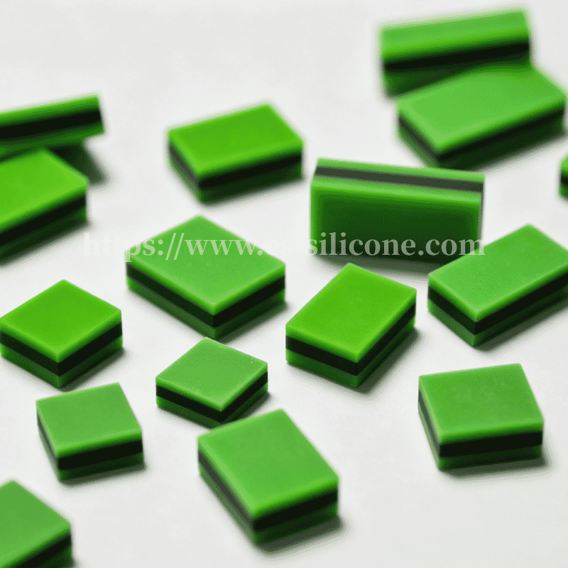 YS-type – groene geleidende siliconen zebrastrip