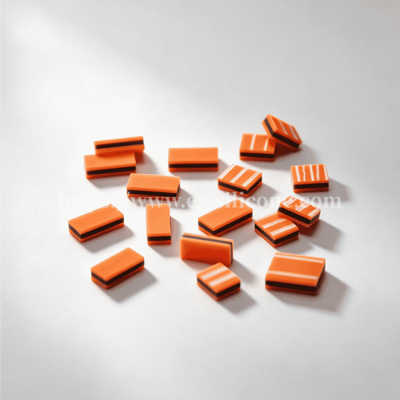 YS-type – oranje geleidende siliconen zebrastrip