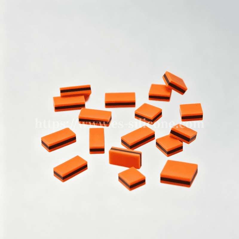 YS-type – oranje geleidende siliconen zebrastrip