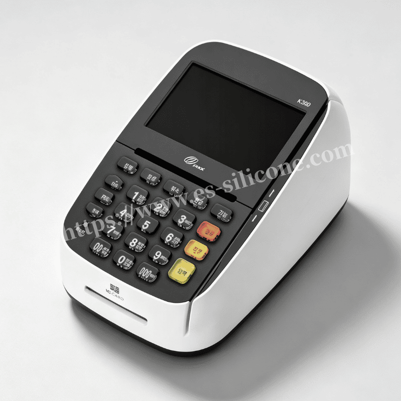 Op maat ontworpen kristallen siliconen toetsenbord voor K300 POS- en financiële terminals