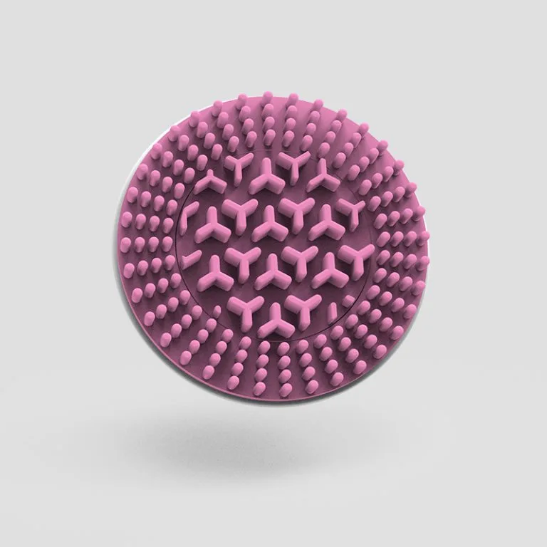 Massage zachte siliconen opzetborstel
