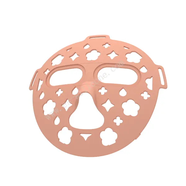 Uitgehold masker van vloeibare siliconen