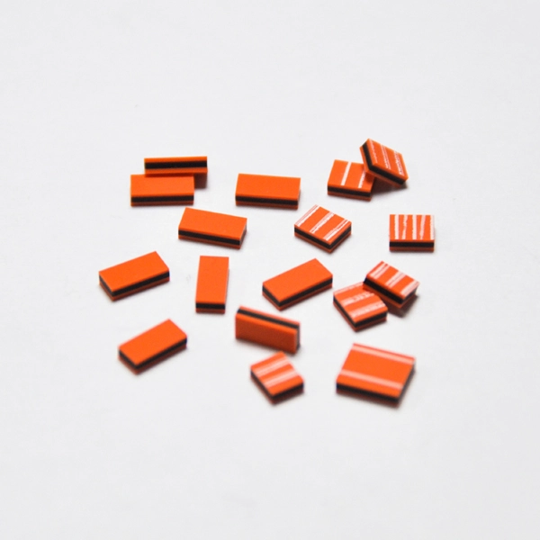 YS-type – oranje geleidende zebrastrip