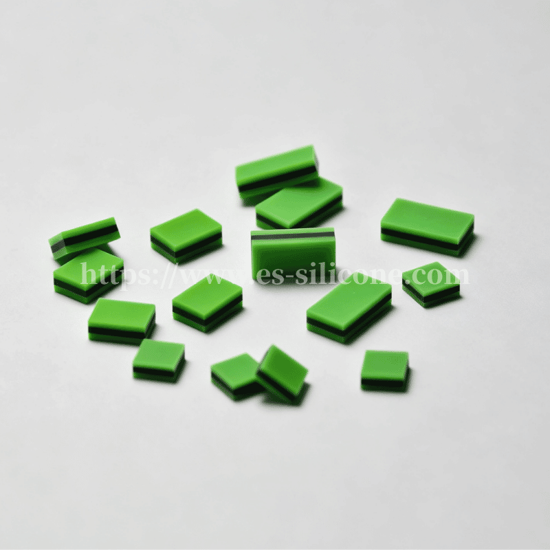 YS-type – groene geleidende siliconen zebrastrip