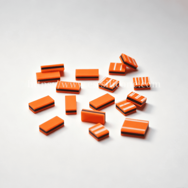 YS-type – oranje geleidende siliconen zebrastrip